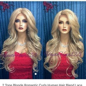 SOLD Human blend lacetop free part wig HauteHair